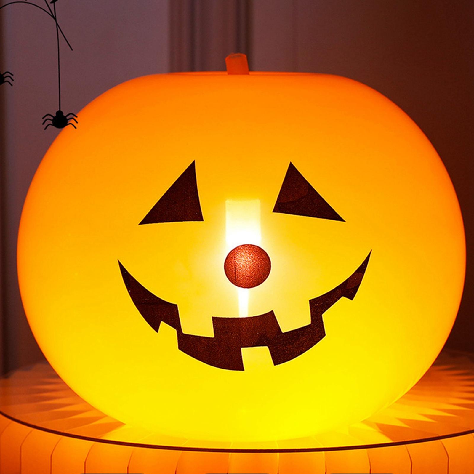 Outdoor Lighting For Your Yard - Inflatable Pumpkin Balloons Light up Your