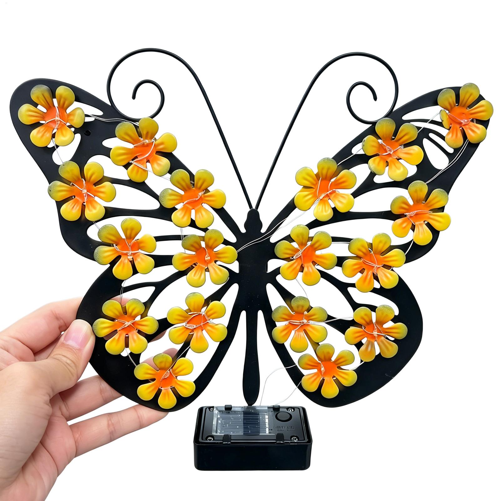 Landscape Spike Light - Solar Garden Lights Metal Art LED