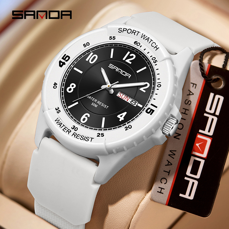 Outdoor Lighting Vintage - SANDA 6358 Hot Sale Fluorescent Watch