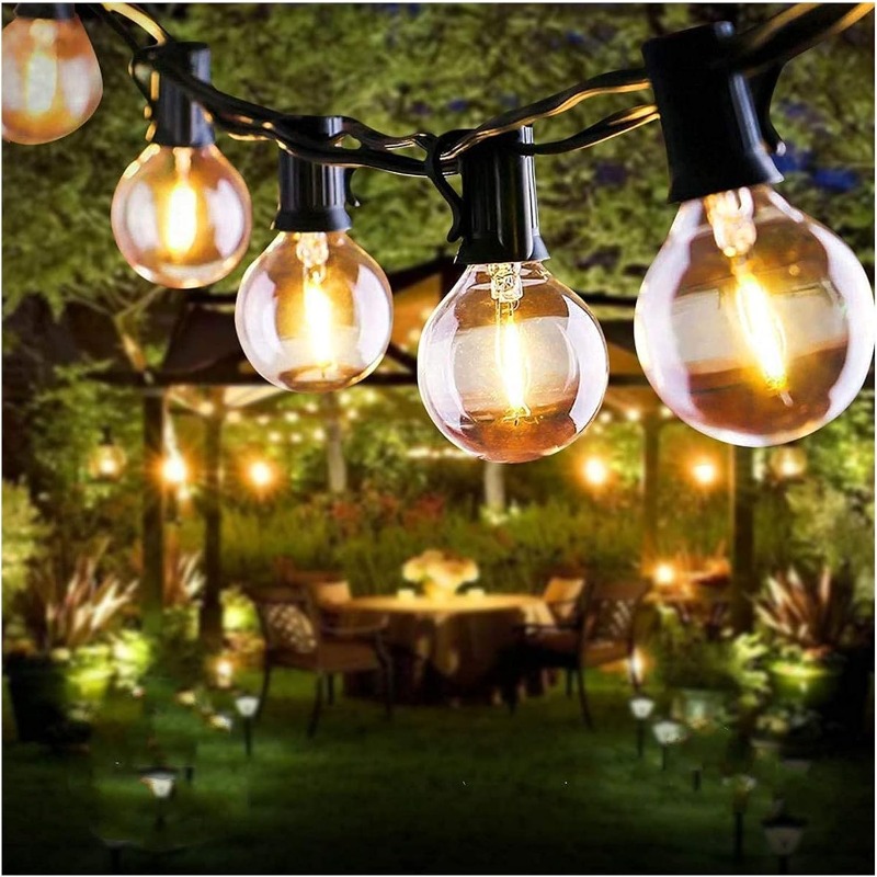 Lighting Wedding Outdoor - LED Outdoor Light String 64FT G40