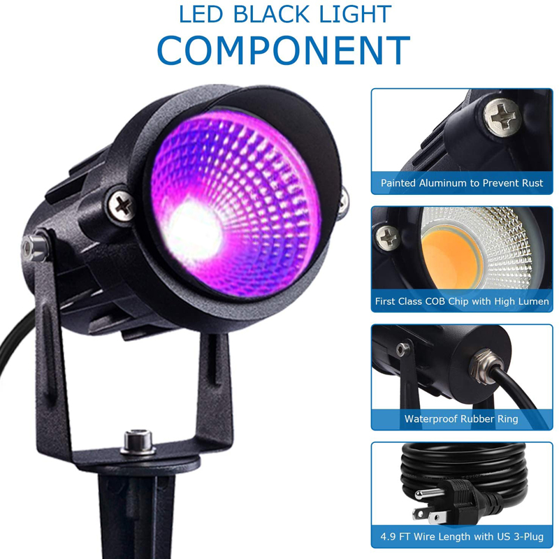Black Light Halloween Spotligh - огляд і ціна Landscape Spike Light