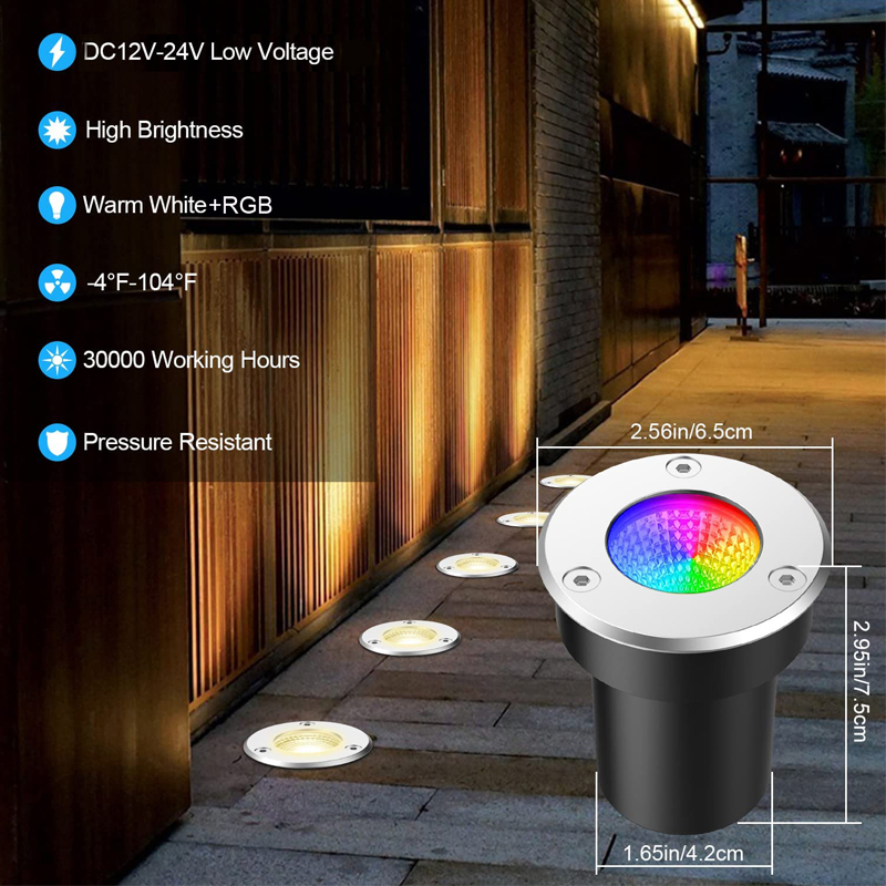 RGBW Low Voltage Landscape Lig - огляд і ціна Landscape Spike Light