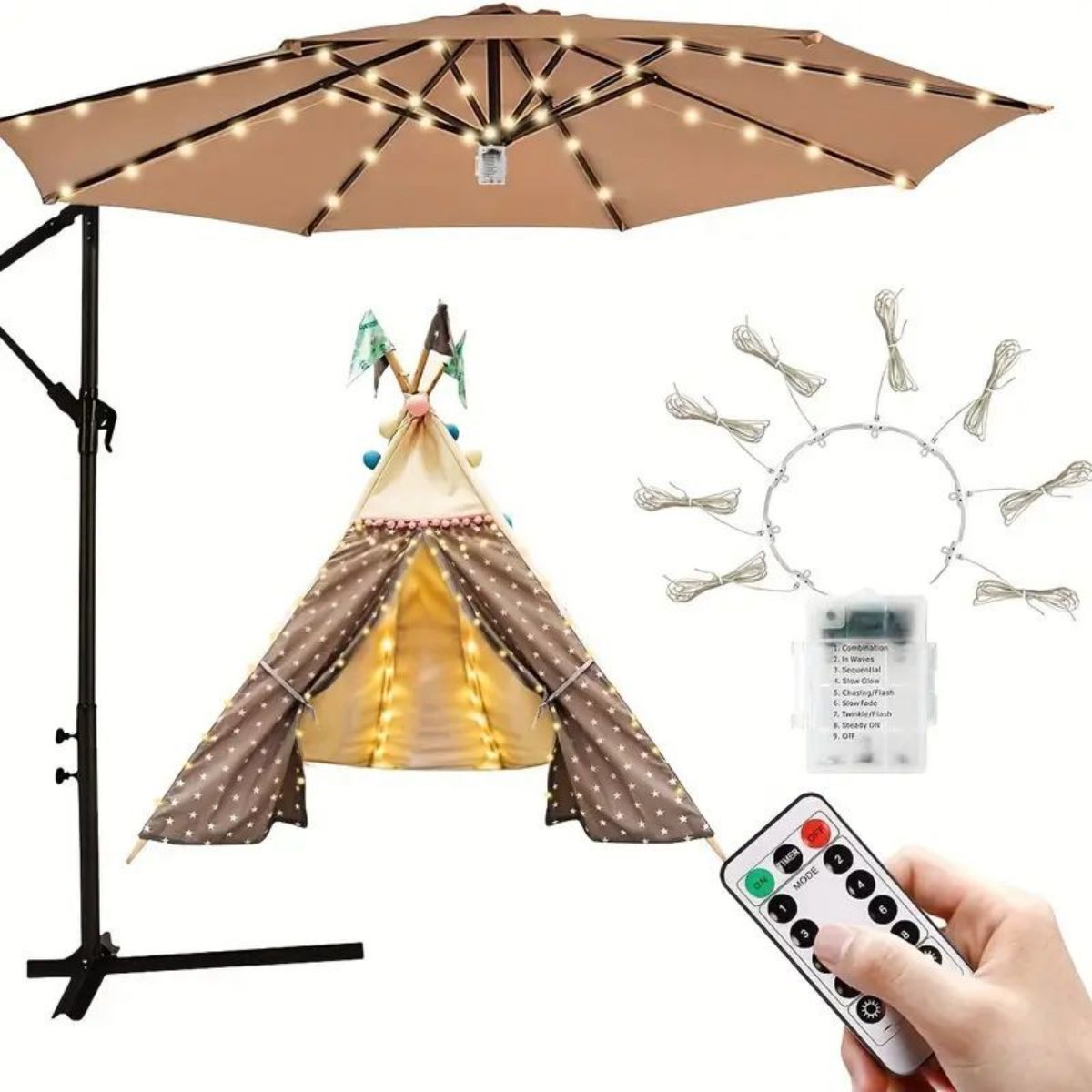 1pc Light Up Your Patio Yard U - огляд і ціна Outdoor Lighting For Your Yard