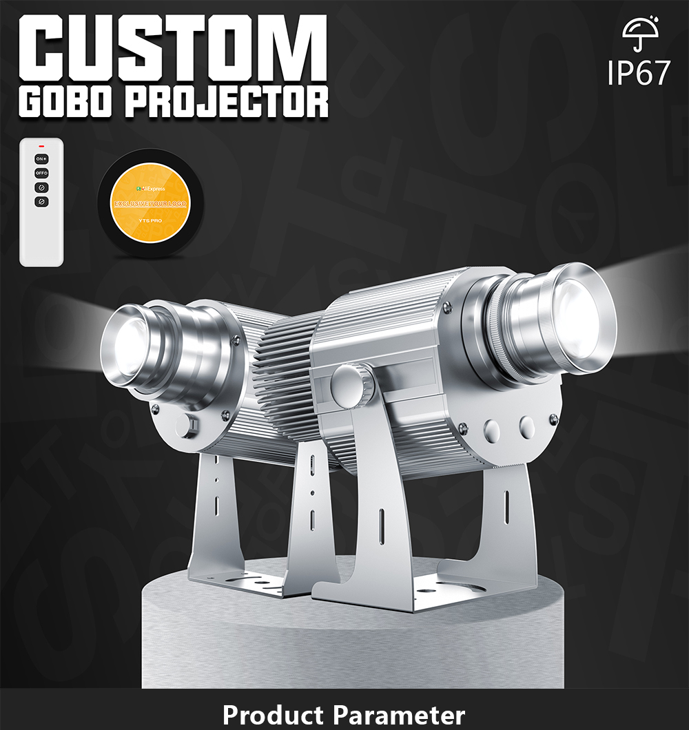 YTS PRO Sliver Gobo Projector  - огляд і ціна Outdoor Lighting Logo