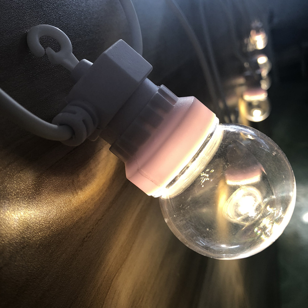 IP65 G50 White Cable Milky Bal - огляд і ціна Lighting Wedding Outdoor