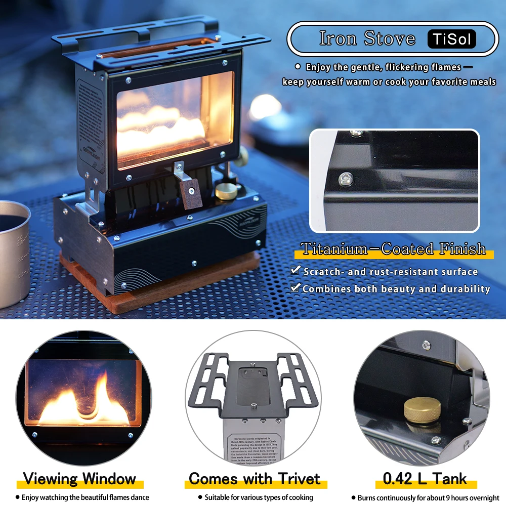 Soomloom Titanium-Coated Retro - огляд і ціна Outdoor Lighting Vintage