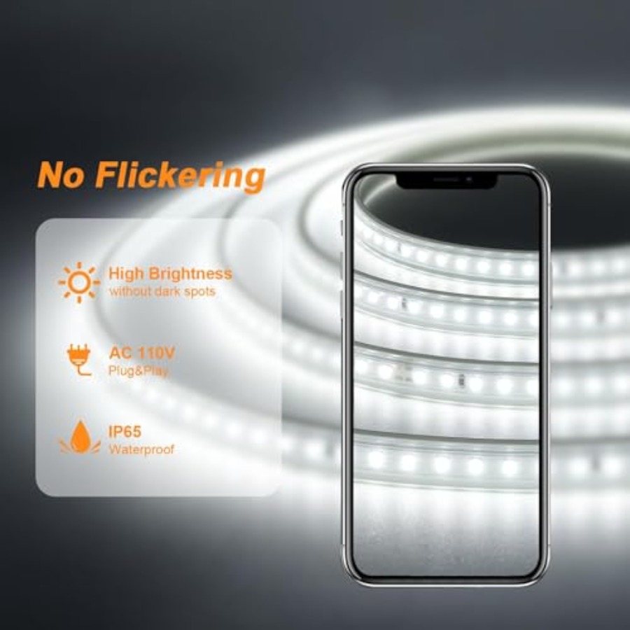 LED Strip Lights, 240 LEDs, 65 - огляд і ціна Outdoor Lighting Strip