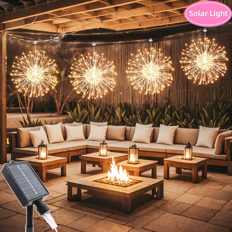 LED Solar Hanging Firework Lig - огляд і ціна Outdoor Lighting For Your Yard