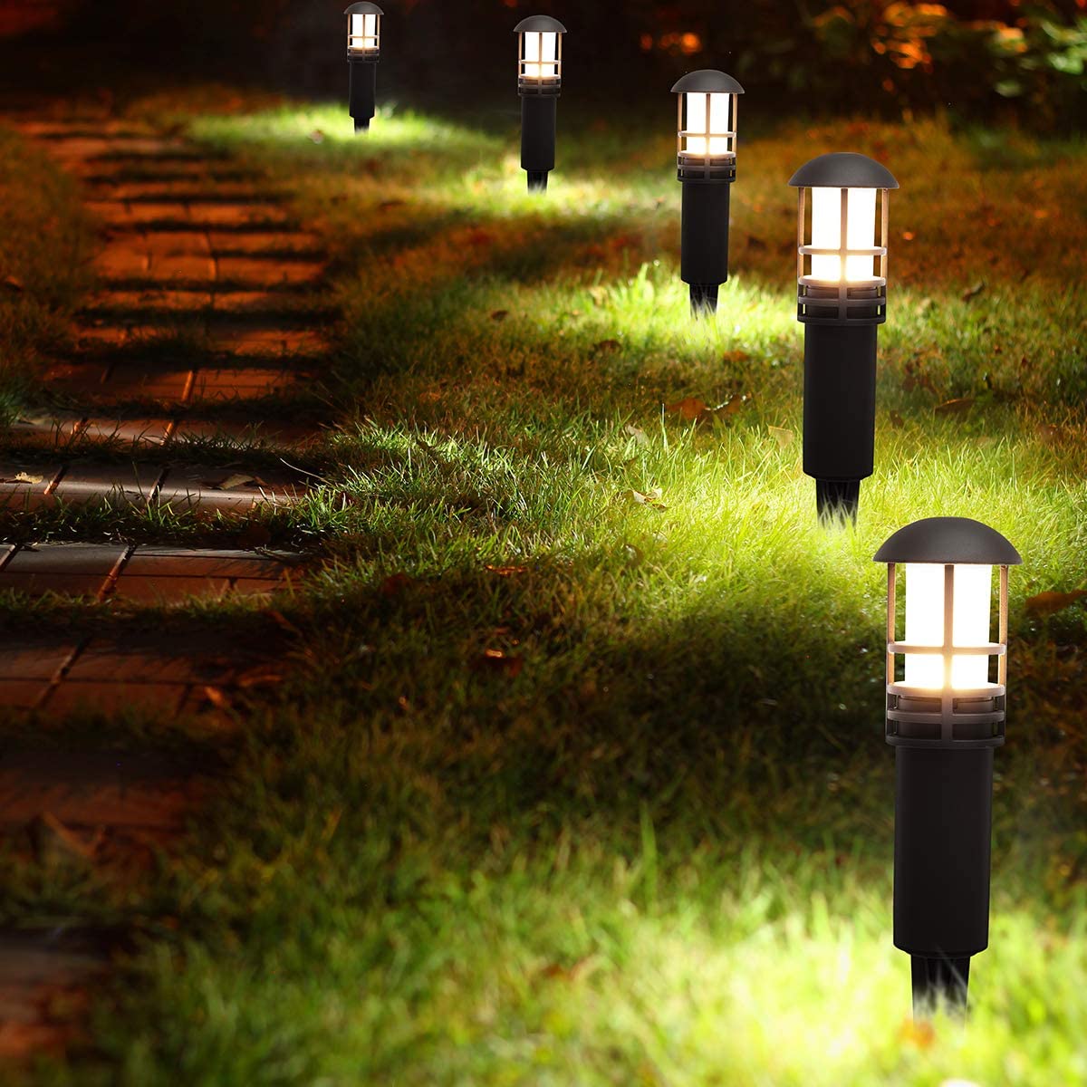8Pcs LED Outdoor Garden Lawn L - огляд і ціна Landscape Spike Light
