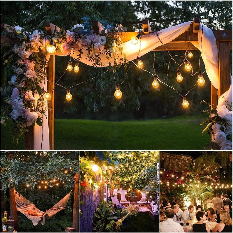 LED Outdoor Light String 64FT  - огляд і ціна Lighting Wedding Outdoor