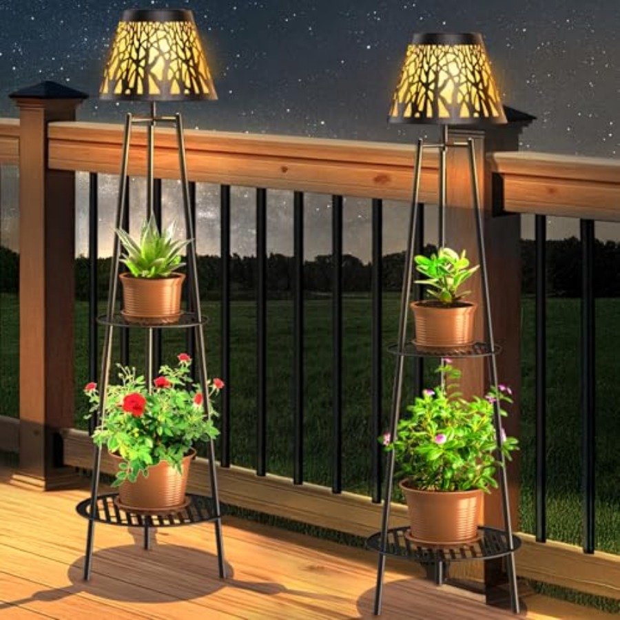 2 Pack Outdoor Solar Floor Lam - огляд і ціна Outdoor Lighting Decoration