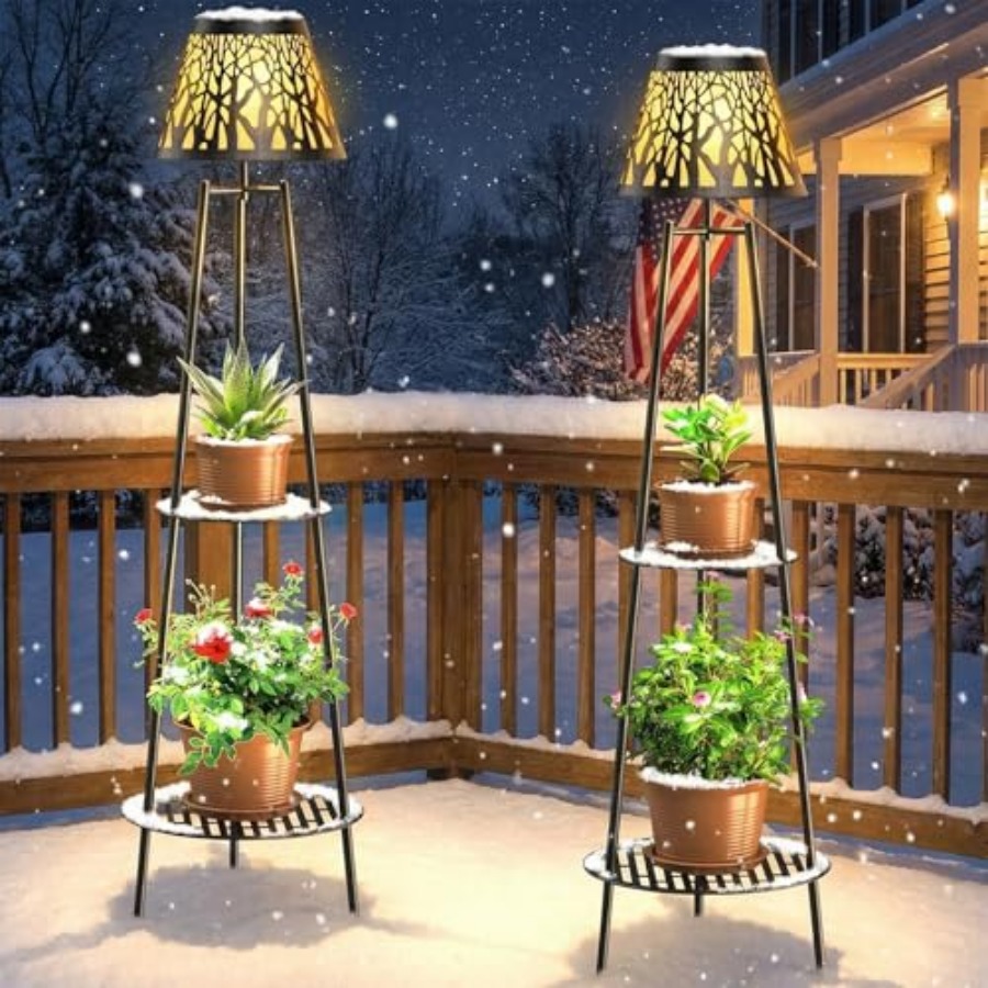 2 Pack Outdoor Solar Floor Lam - огляд і ціна Outdoor Lighting Decoration