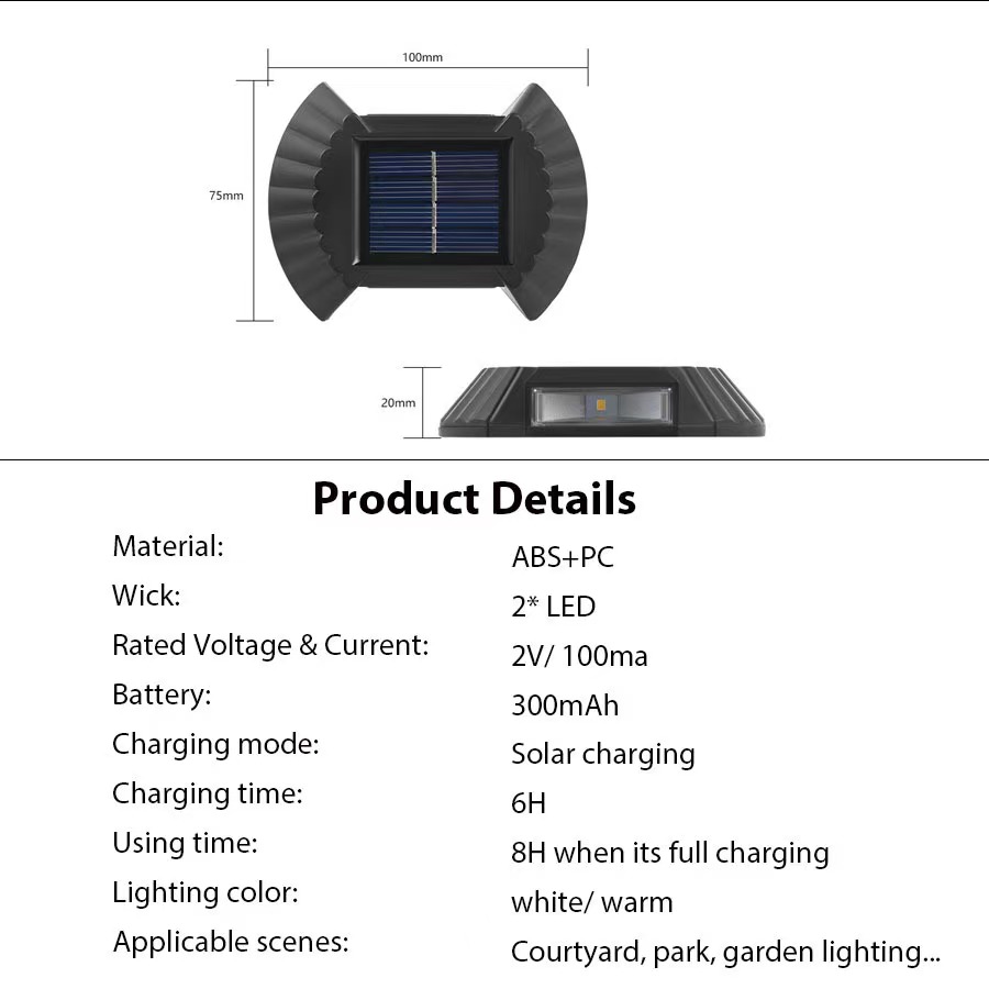 Solar Wall Light 2/8LED Waterp - огляд і ціна Outdoor Lighting For Your Yard
