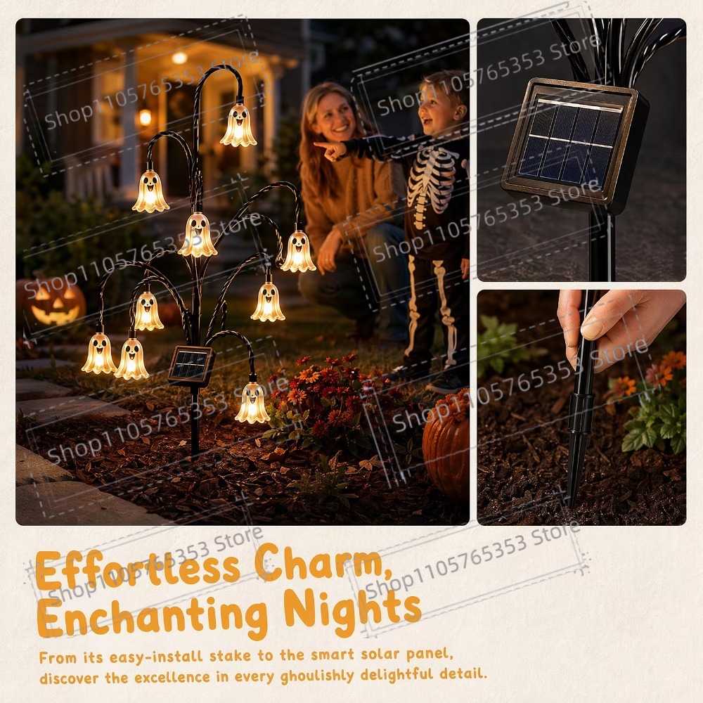 Halloween Solar Lantern Outdoo - огляд і ціна Outdoor Lighting Vintage