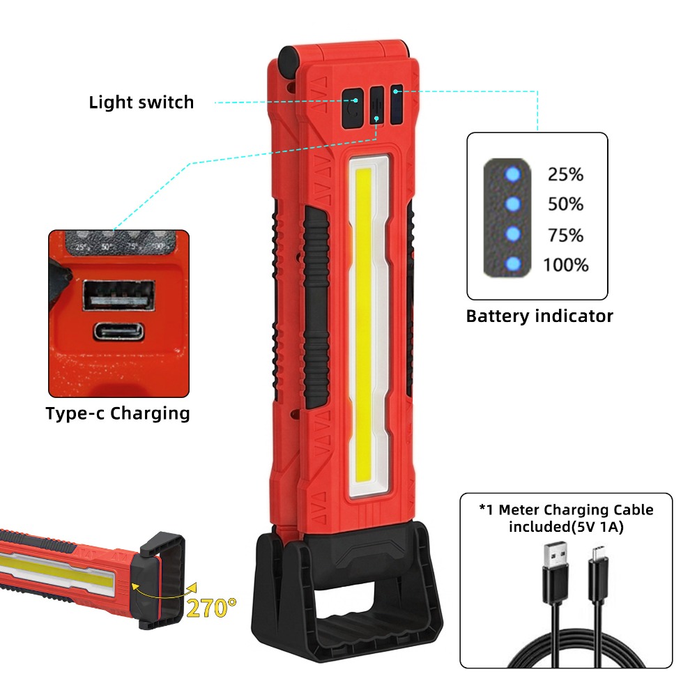New COB Work Light USB Recharg - огляд і ціна Outdoor Lighting Strip
